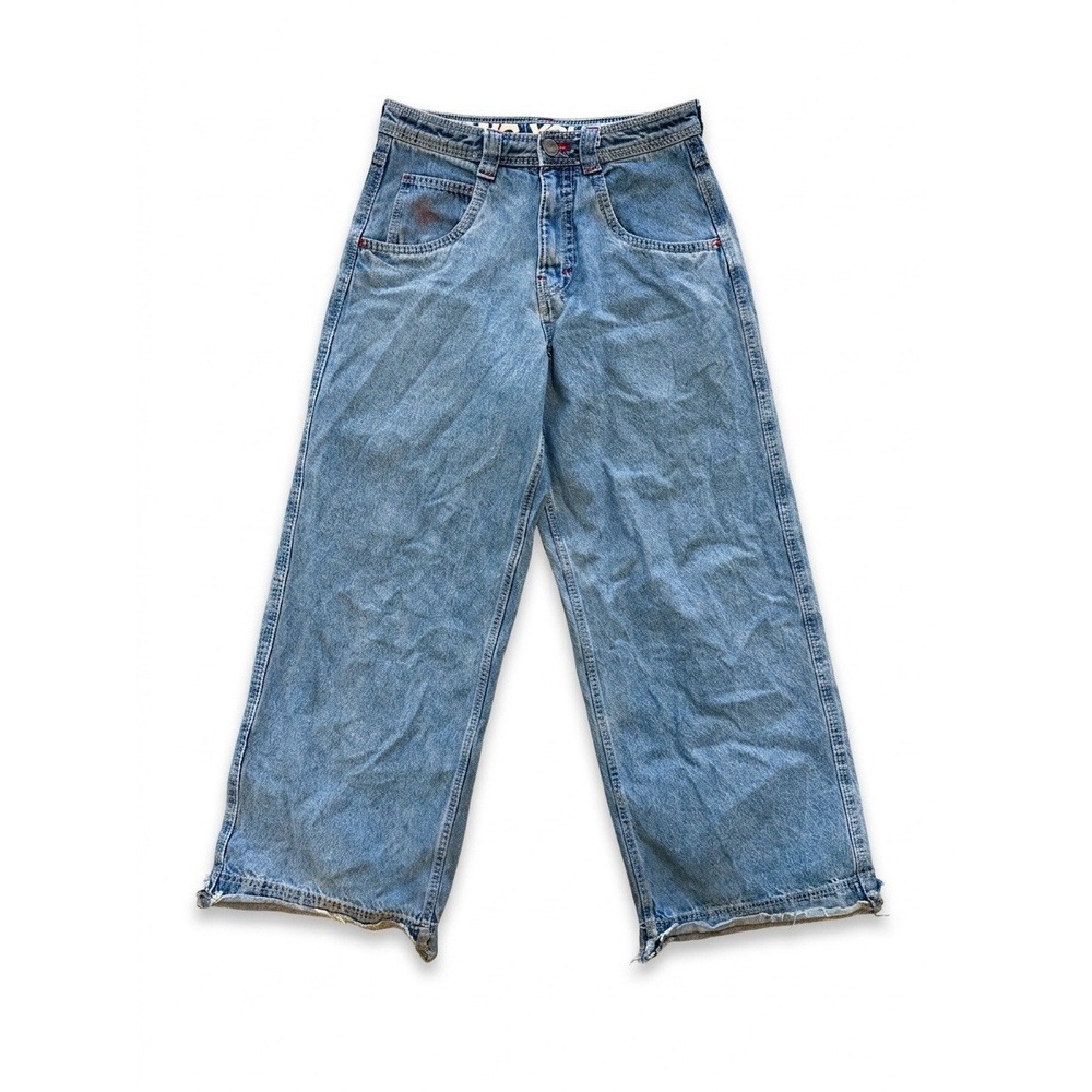 A.LAB Jeans Men Blue Size 30‎ (Fits32x30)Skater Baggy Mega Wide Leg Hip Hop Y2K